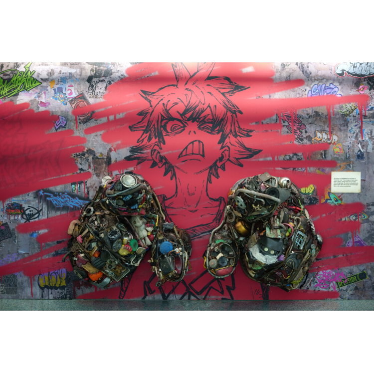 日本首次展示了在Anime Expo引起话题的废材艺术!