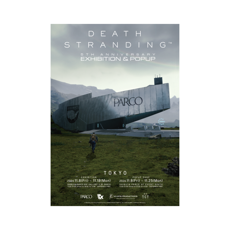 KOJIMA PRODUCTIONS×PARCO“DEATH STRANDING 5th Anniversary Exhibition & Popup” 