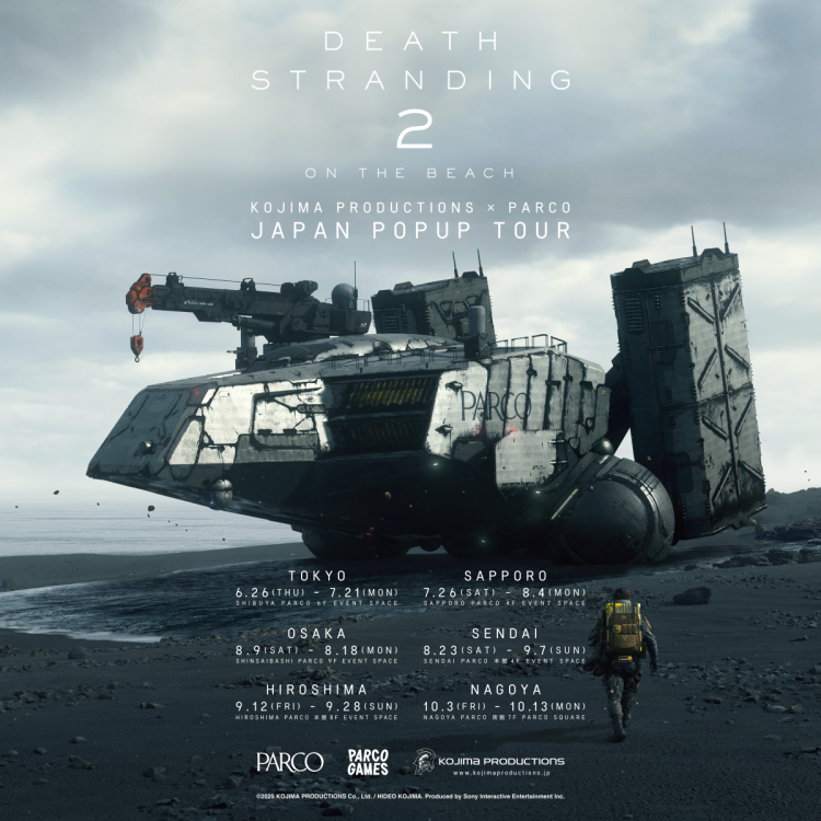 KOJIMA PRODUCTIONS×PARCO DEATH STRANDING 2 JAPAN POPUP TOUR名古屋会场